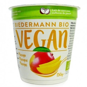 Fermentado de coco con mango bio 150 g de Biedermann - Ecoalimentaria