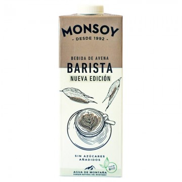 Barista ecológica 1 l de Monsoy - Ecoalimentaria