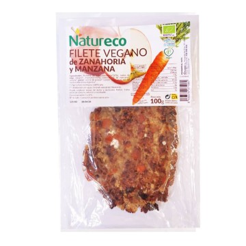 Filet vegà de pastanaga i poma bio 100 g de Natureco - Ecoalimentaria