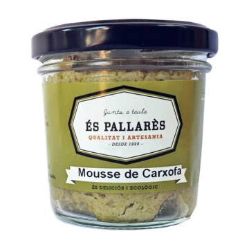 Mousse de alcachofa ecológico 100 g de És Pallarès - Ecoalimentaria