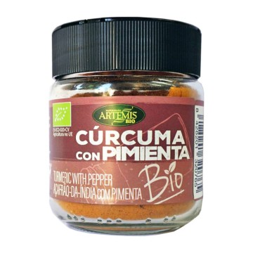 Cúrcuma con pimienta ecológica 80 g de Artemis - Ecoalimentaria