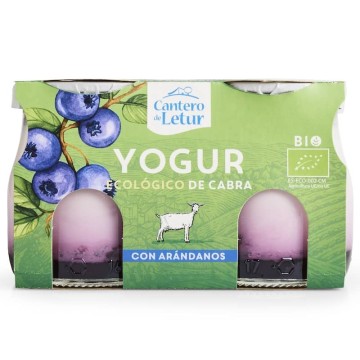 Iogurt de cabra amb nabius ecològic 2x125 g Cantero de Letur