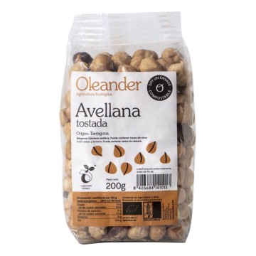 Avellana tostada ecológica 200 g de Oleander - Ecoalimentaria