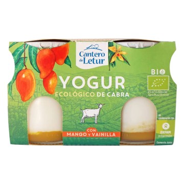 Iogurt de cabra amb mango i vainilla 2x125 g de Cantero de Letur