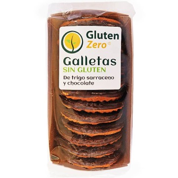 Galetes de fajol i xocolata bio 150 g de Gluten Zero - Ecoalimentaria