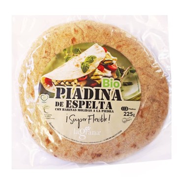 Piadina d'espelta ecològica 3x75 g de La Grana - Ecoalimentaria