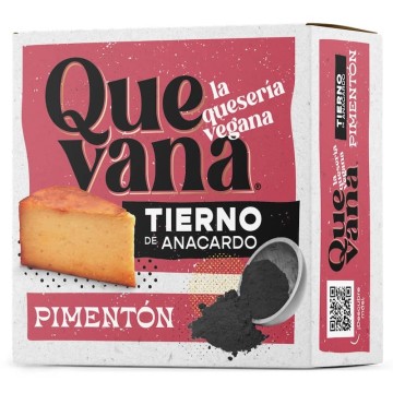 Quevana tierno de anacardo pimentón 160 g - Ecoalimentaria