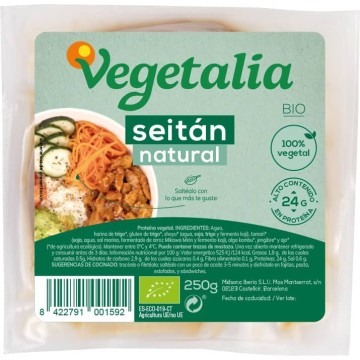 Seitán natural ecológico 250 g de Vegetalia - Ecoalimentaria