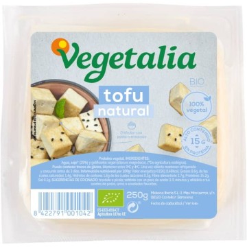 Tofu natural ecológico 250 g de Vegetalia - Ecoalimentaria