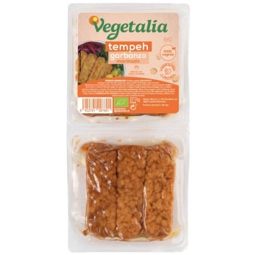 Tempe de garbanzo marinado ecológico 170 g Vegetalia - Ecoalimentaria